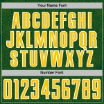 Jersey Sublimation Shape Uniform Custom Green Geometric Soccer Yellow-White Sports Jersey Sublimation Shape Uniform Custom Green Geometric Soccer Yellow-White Sports